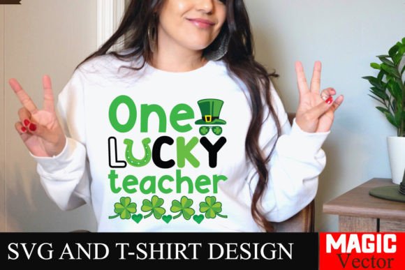 Download One Lucky Teacher SVG,St.Patrick's - Teacher svg Collection