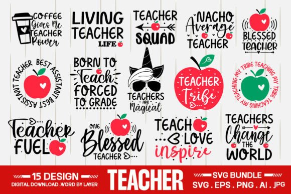 Download Teacher Svg Bundle,Teacher Bundle SVG, - Teacher svg Collection