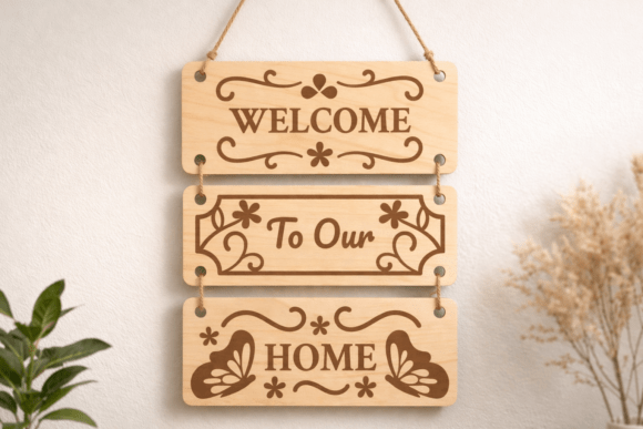 Download Welcome Wall Decor Laser Cut SVG - Welcome wall decor Collection