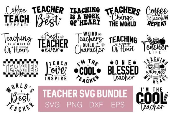 Download Teacher Svg Bundle, Teacher Quotes Svg, - Teacher svg Collection