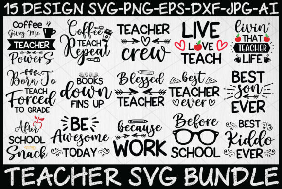 Download Teacher SVG Bundle - Teacher svg Collection